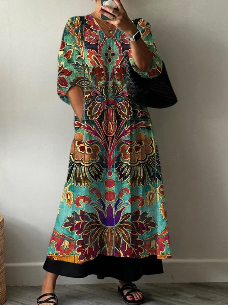 Robe Imprimée Élégante