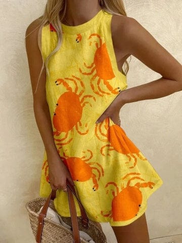 Robe Mini en Lin Orvienne