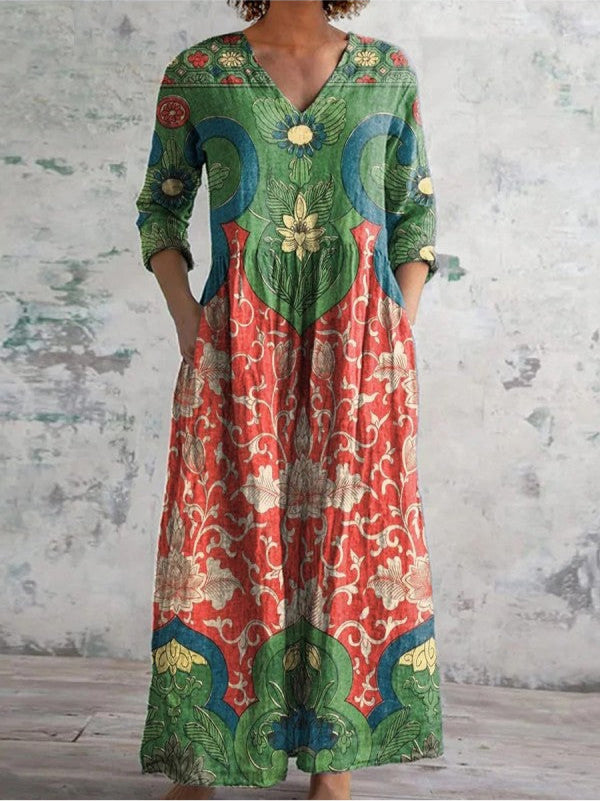 Aroa | Robe vintage à fleurs