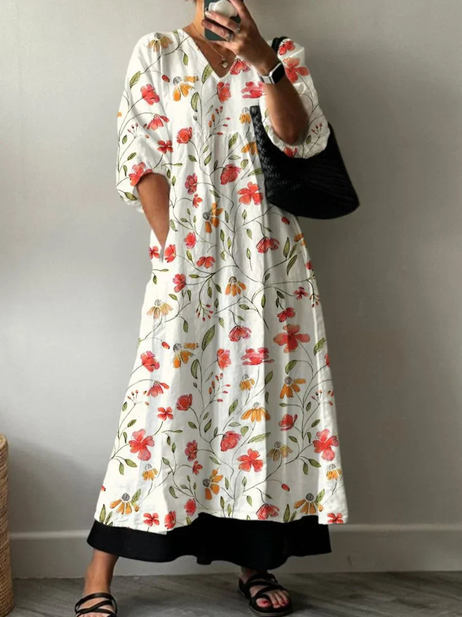 Robe Imprimée Élégante