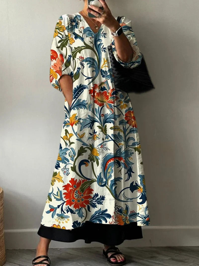 Robe Imprimée Élégante