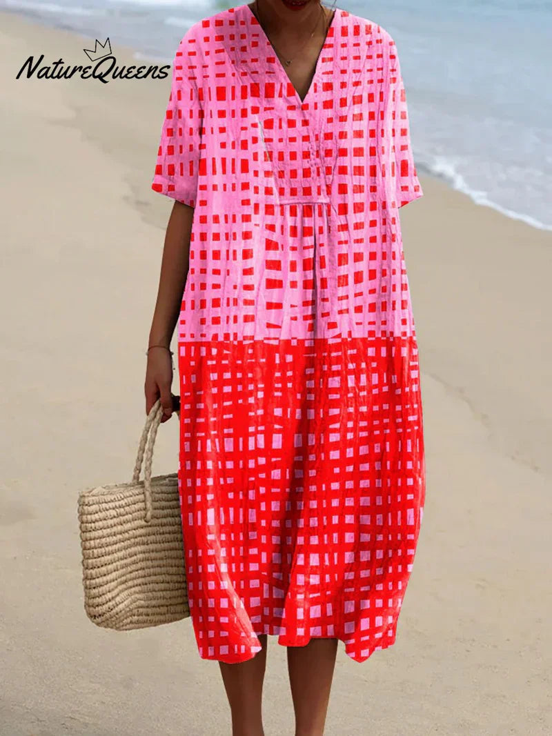 Ruby | Robe à Carreaux Audacieuse