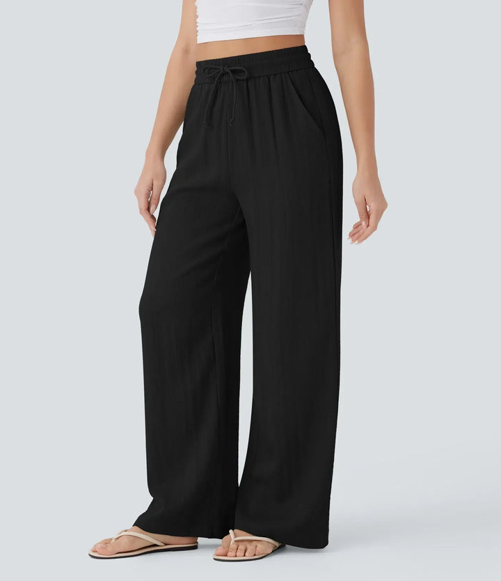 Lisa | Pantalon en Lin Confortable et Aéré avec Jambes Élégantes | 1+1 Gratuit