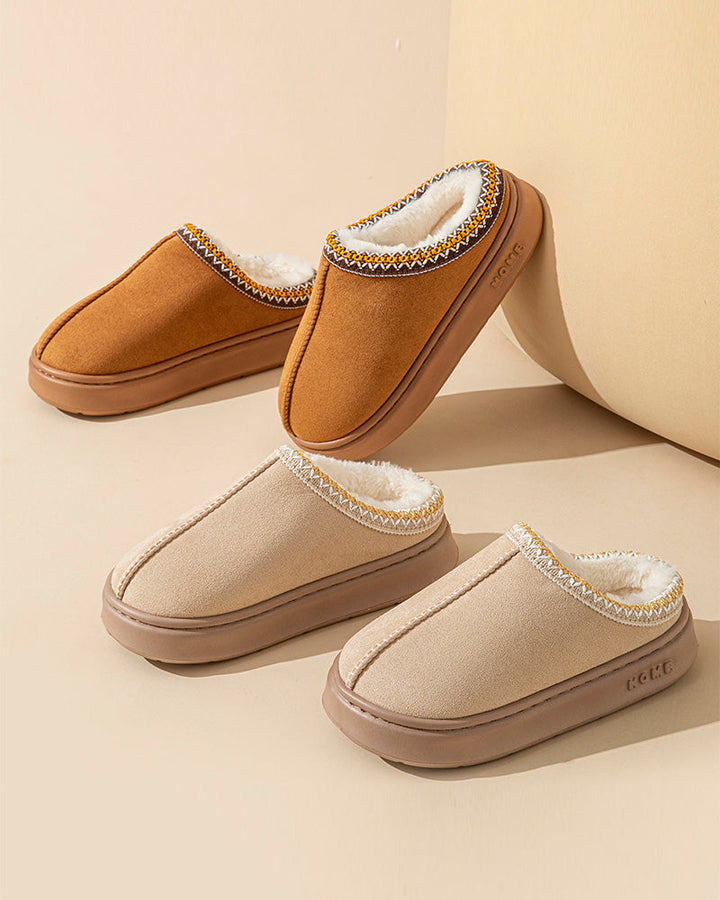 Chaussons en coton léger et antidérapants