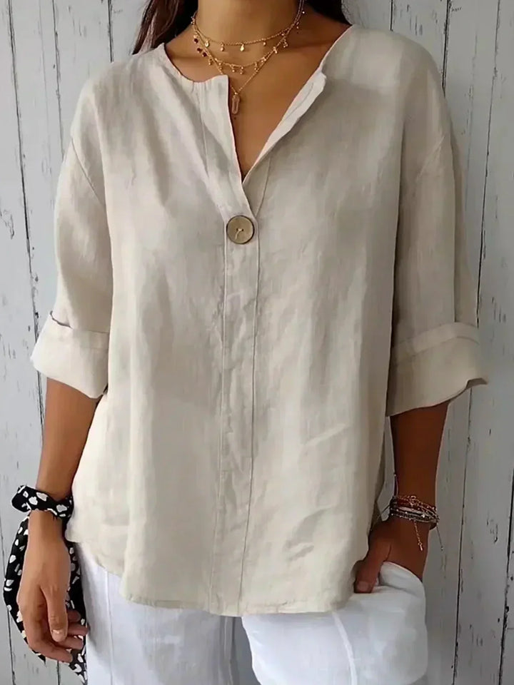 Jessa™ | Blouse décontractée à col en V