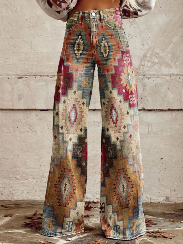 Rowena | Pantalon Large Rêve Aztèque
