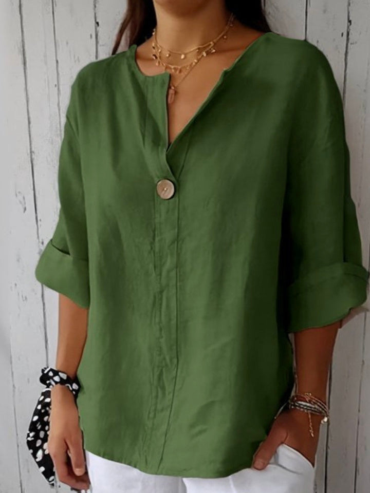 Jessa™ | Blouse décontractée à col en V
