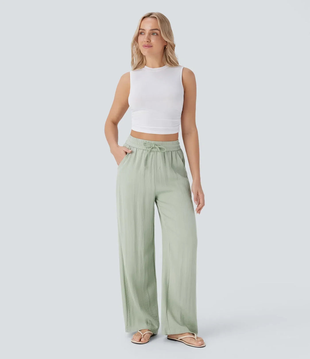 Lisa | Pantalon en Lin Confortable et Aéré avec Jambes Élégantes | 1+1 Gratuit