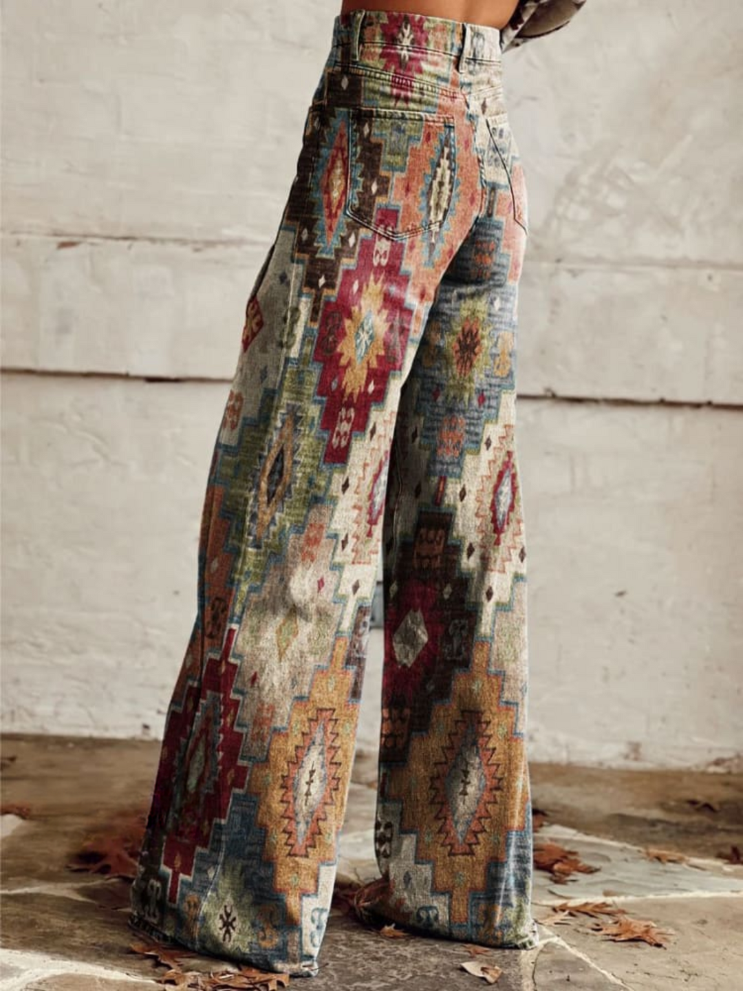 Rowena | Pantalon Large Rêve Aztèque