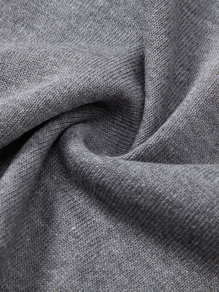 Polo-shirt zippé en jacquard torsadé