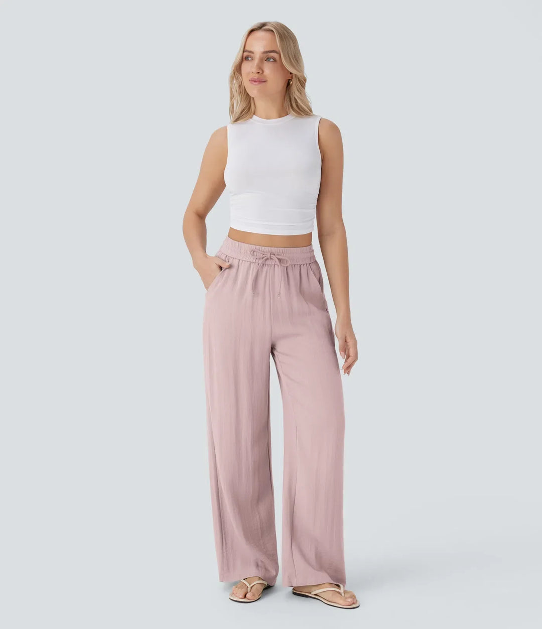 Lisa | Pantalon en Lin Confortable et Aéré avec Jambes Élégantes | 1+1 Gratuit