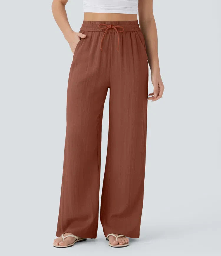 Lisa | Pantalon en Lin Confortable et Aéré avec Jambes Élégantes | 1+1 Gratuit