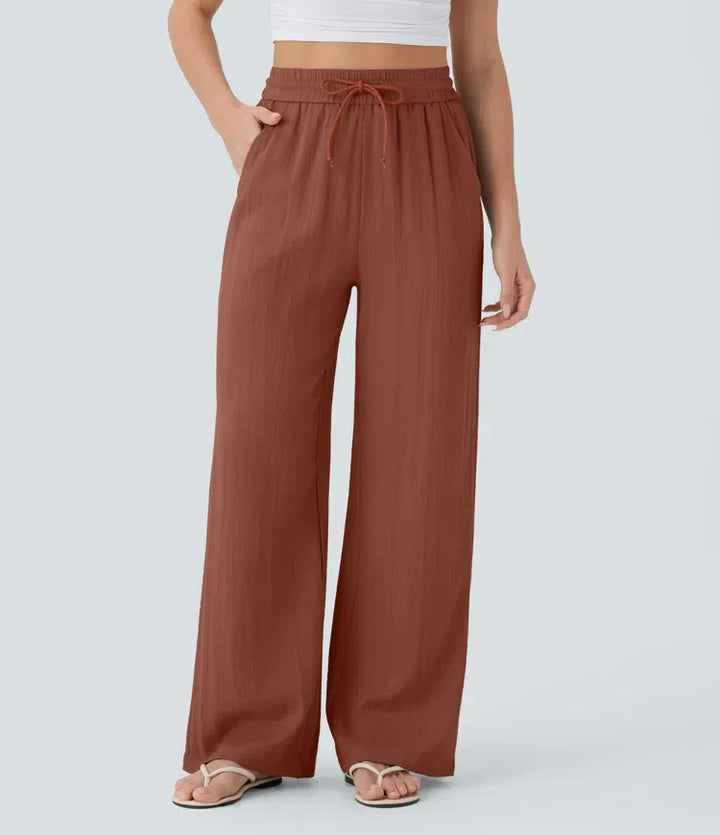 Lisa | Pantalon en Lin Confortable et Aéré avec Jambes Élégantes | 1+1 Gratuit