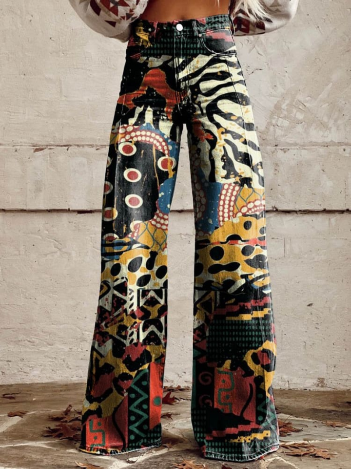 Leona | Pantalon Statement Art Tribal