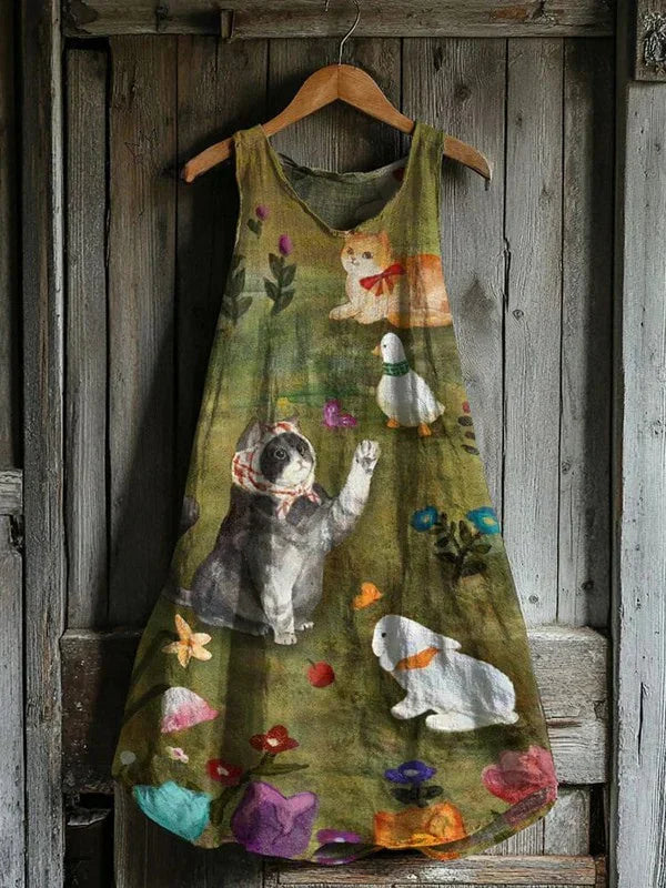 Marinette – Robe à motif floral
