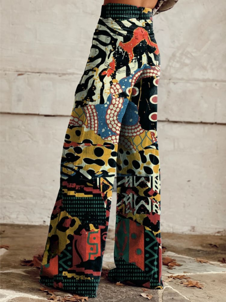Leona | Pantalon Statement Art Tribal