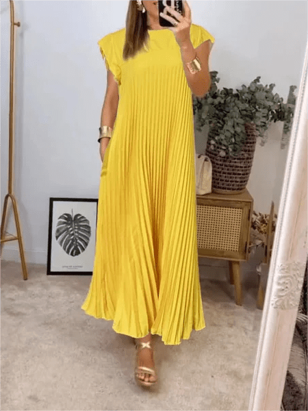 Sandra | Vouw Elegante Jurk