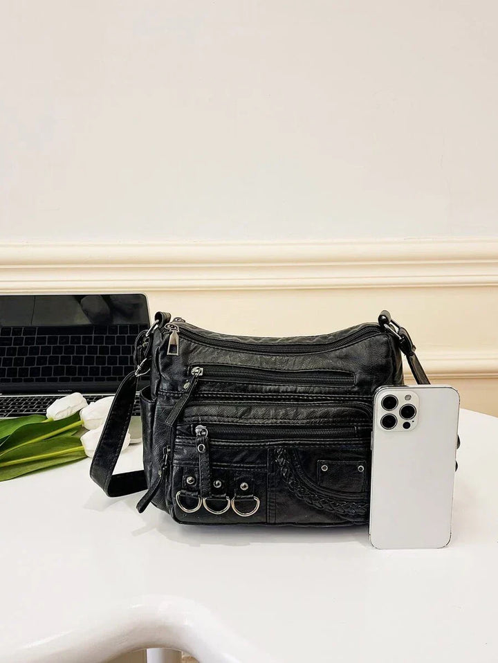 Olivia™ Vintage Charm | Sac à main zippé Luxe Doux