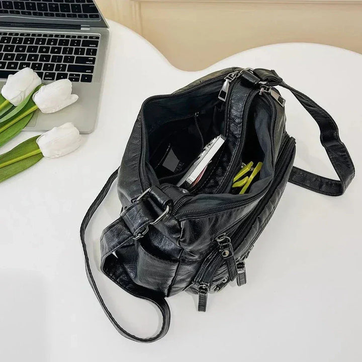 Olivia™ Vintage Charm | Sac à main zippé Luxe Doux