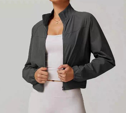 Coupe-Vent Femme Léger Capuche Fermeture Zippée – Angeline