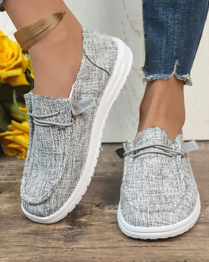 Ballerines unies à enfiler pour un style décontracté