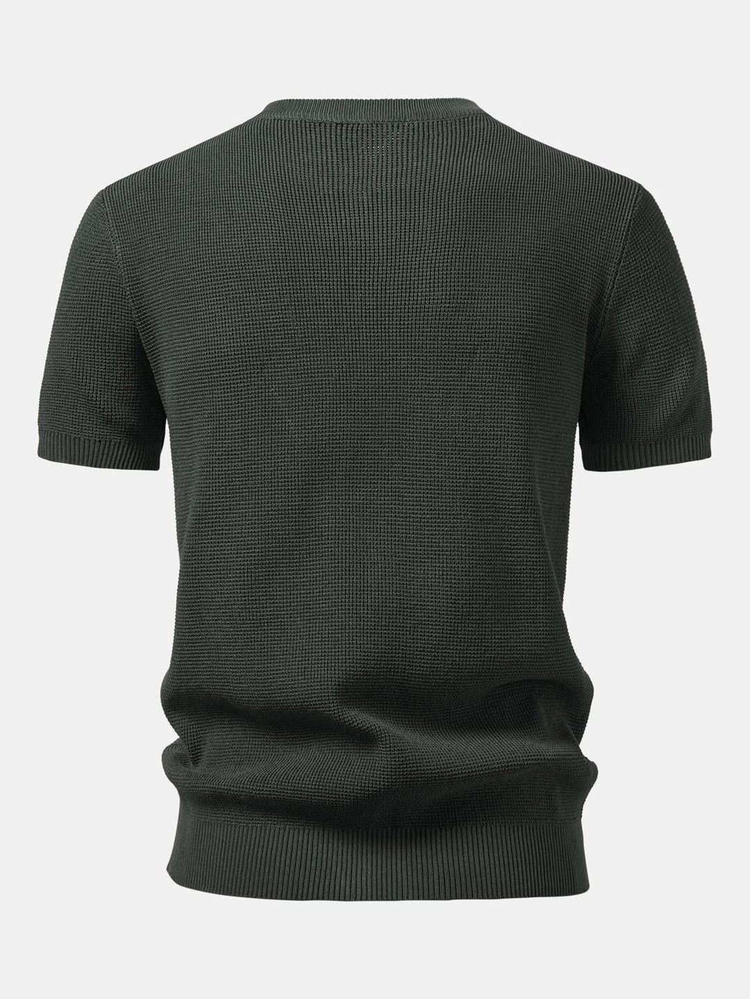 Chemise Henley en Tricot Waffle