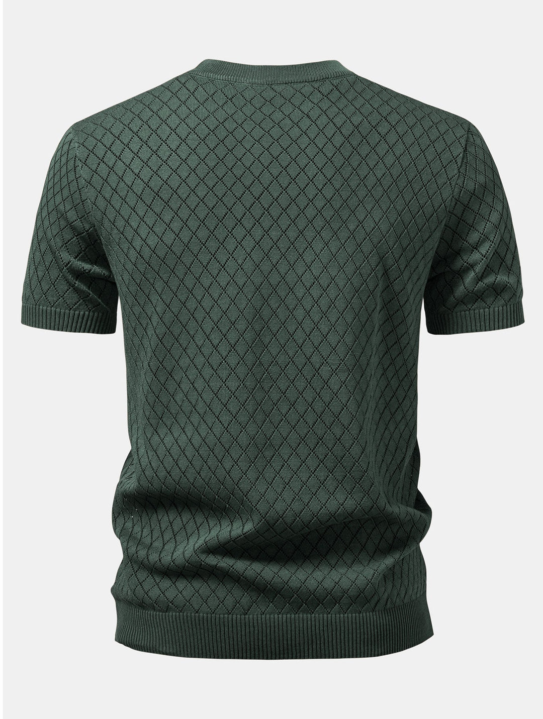 T-shirt au crochet avec motif en diamant