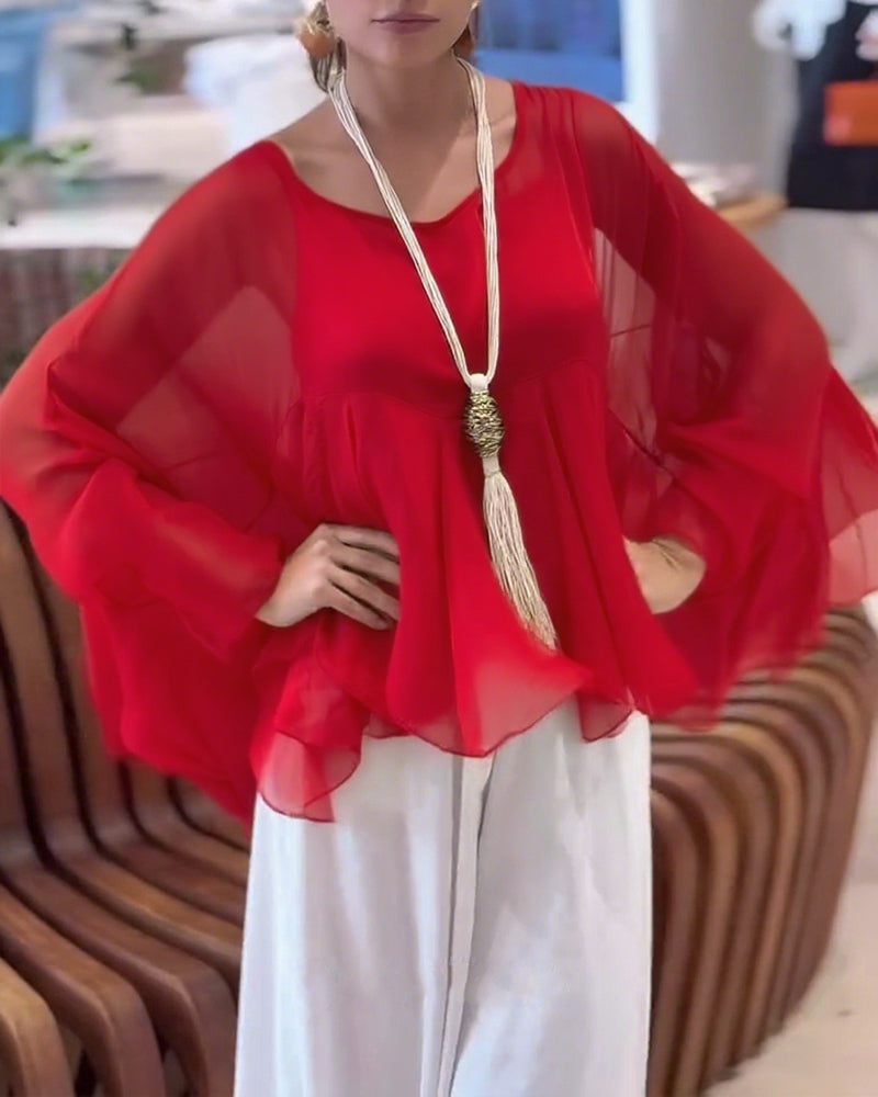 Élégante Blouse Unie