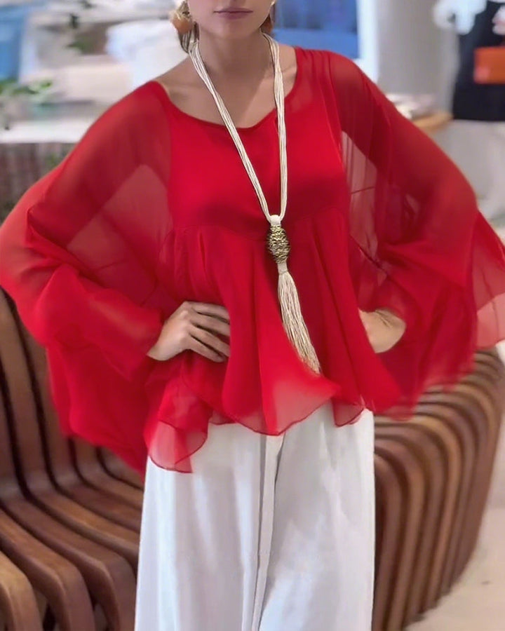 Élégante Blouse Unie
