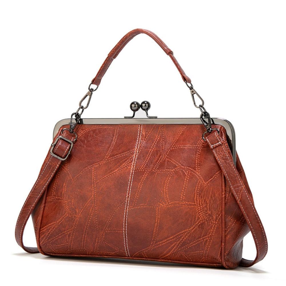 Sac à main vintage à fermoir | Dernier jour 80% de réduction !