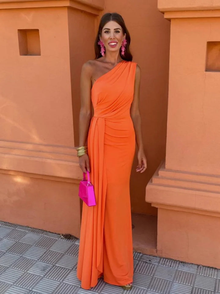 Lia™ | Asymmetrische Maxi Jurk