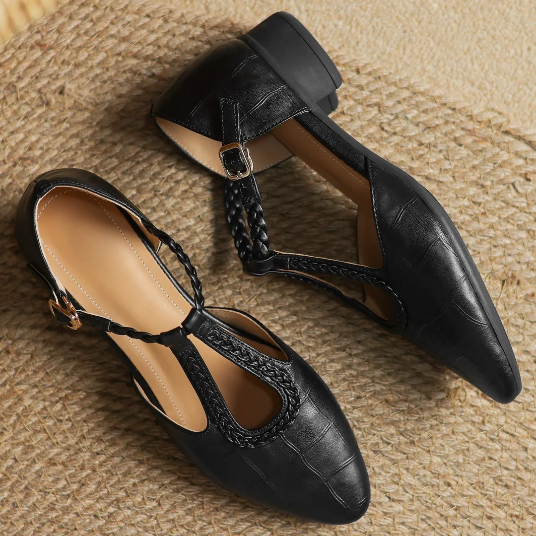 Mary-Jane™| Kepa Leren Mary Janes