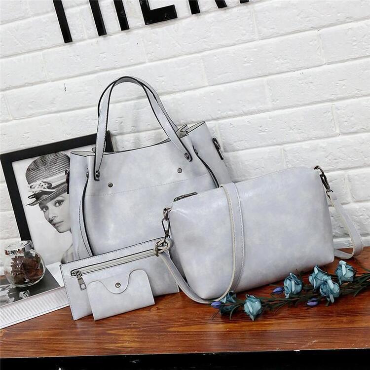 Riley™ - Ensemble de Valises Vintage Douces en 4 Pièces
