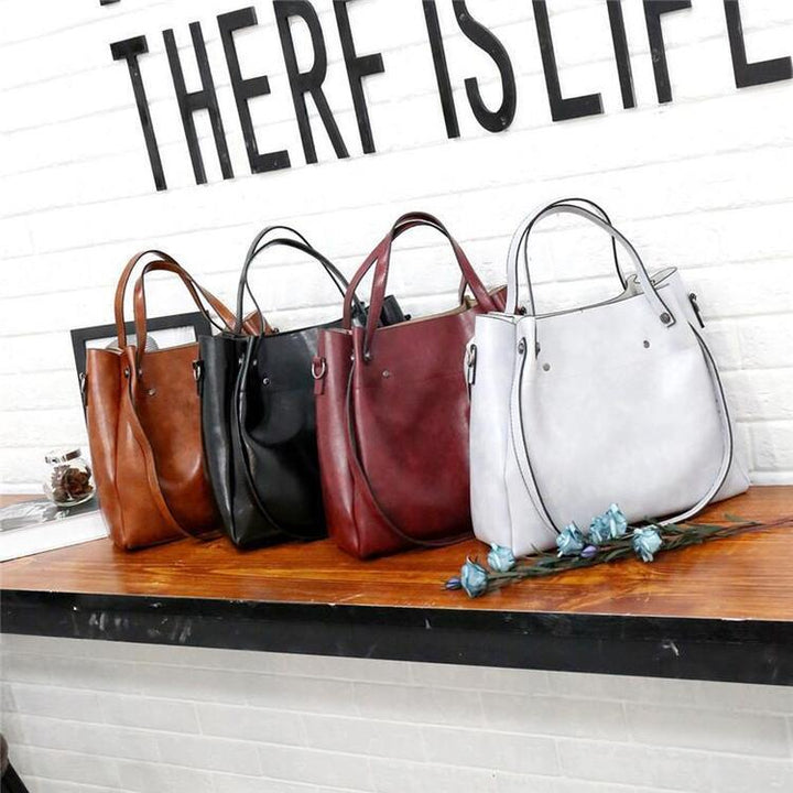 Riley™ - Ensemble de Valises Vintage Douces en 4 Pièces