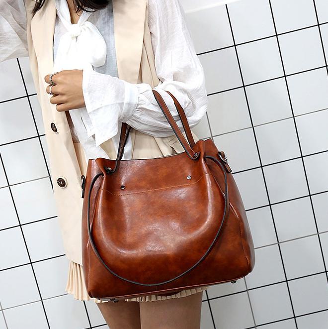 Riley™ - Ensemble de Valises Vintage Douces en 4 Pièces