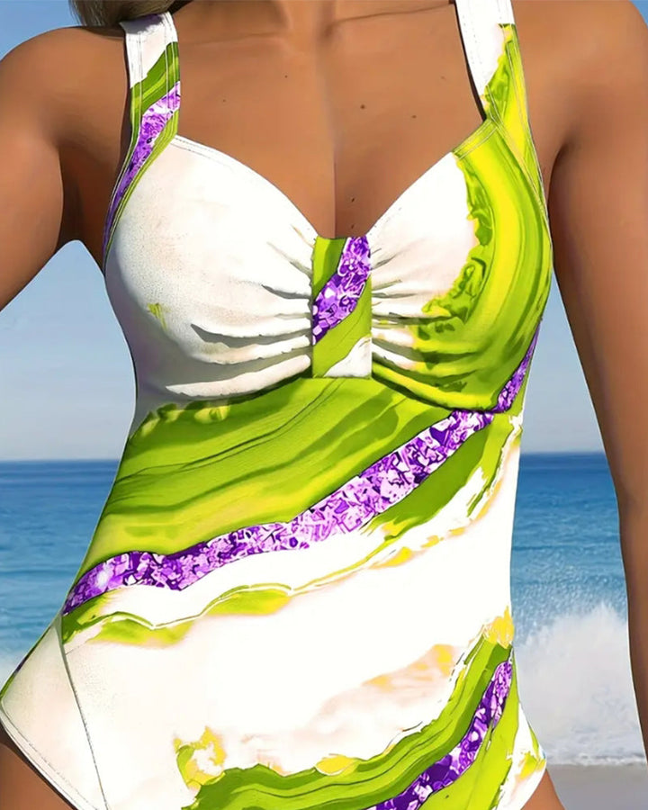 Printed One-Piece Bikini