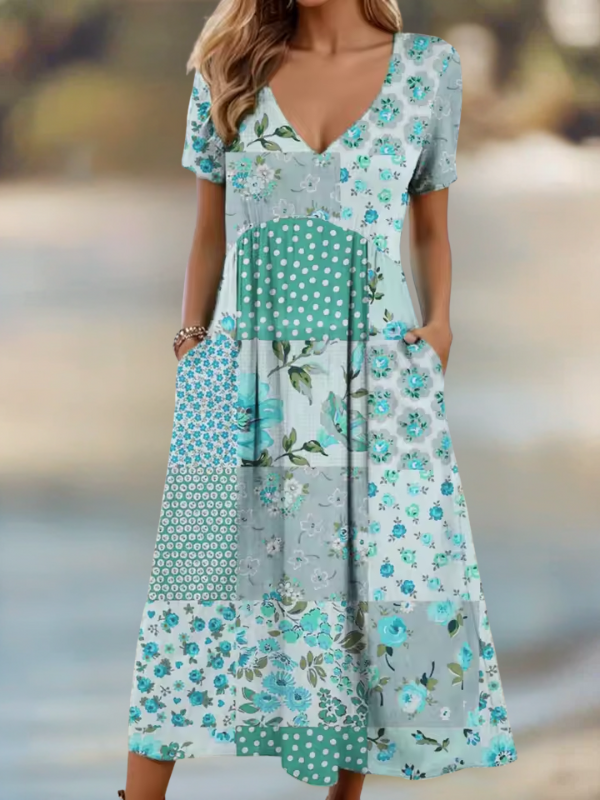 ROSA | ROBE MIDI PATCHWORK
