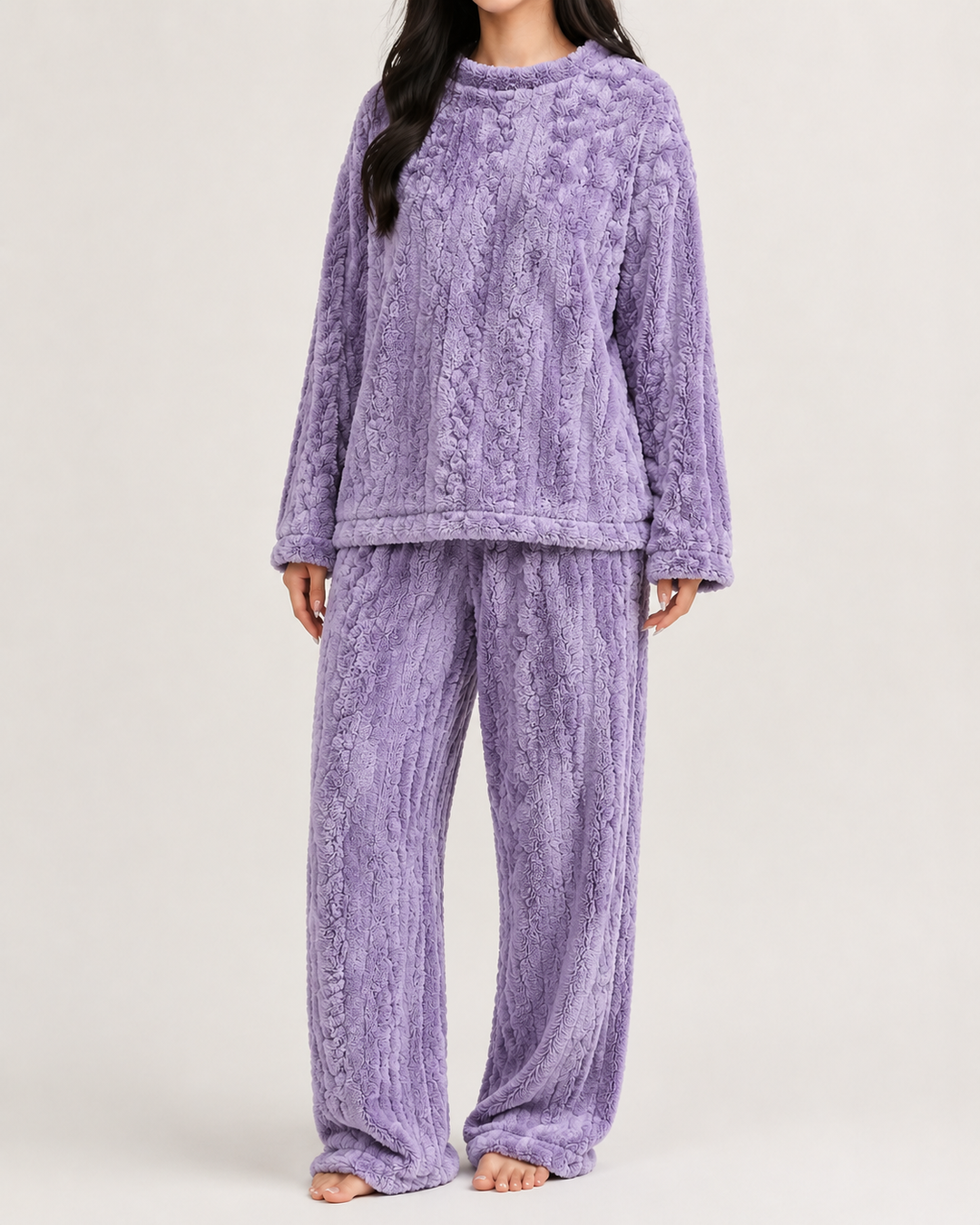 Ensemble Pyjama Femme 2 Pièces Manches Longues Coupe Confort – Ombline