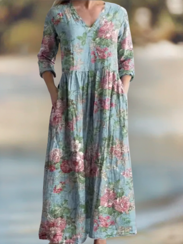 Lina | Robe Midi Quotidienne