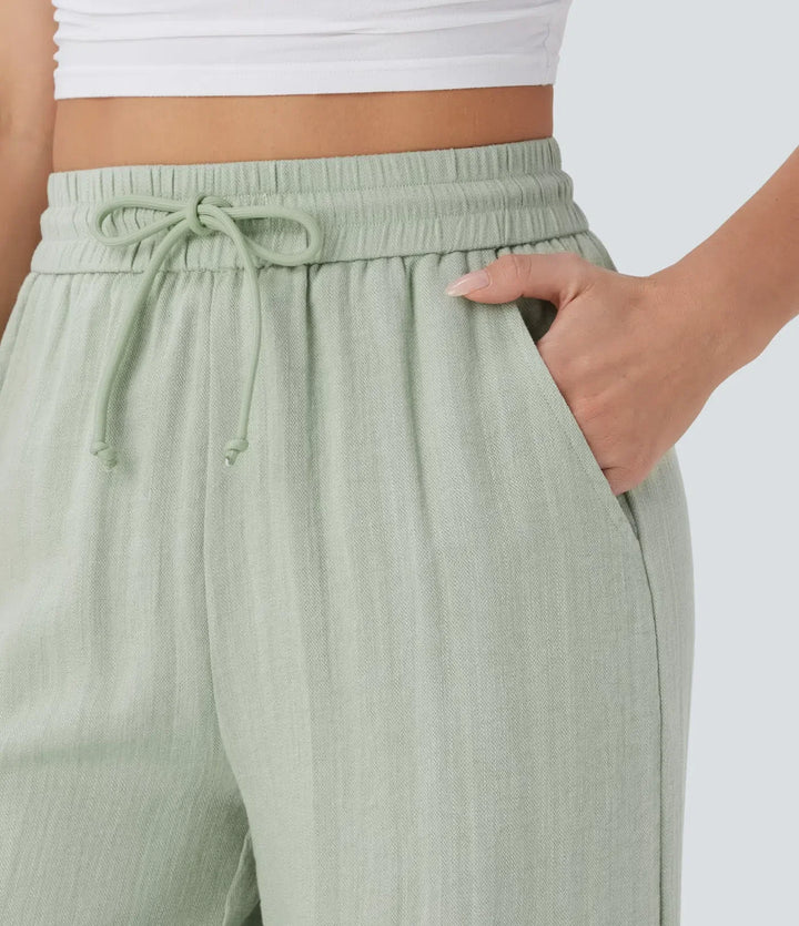 Lisa | Pantalon en Lin Confortable et Aéré avec Jambes Élégantes | 1+1 Gratuit