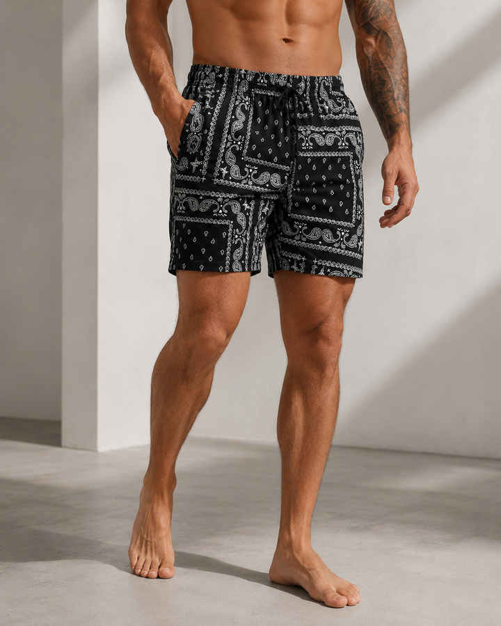 Short de bain homme coupe décontractée à séchage rapide