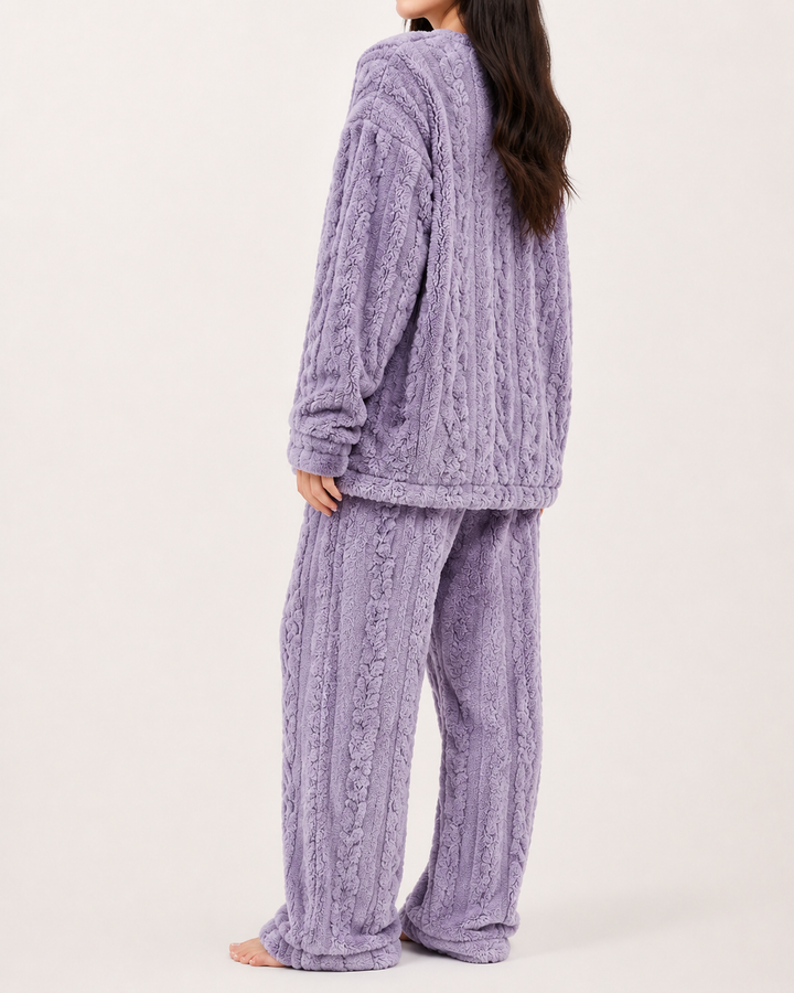 Ensemble Pyjama Femme 2 Pièces Manches Longues Coupe Confort – Ombline