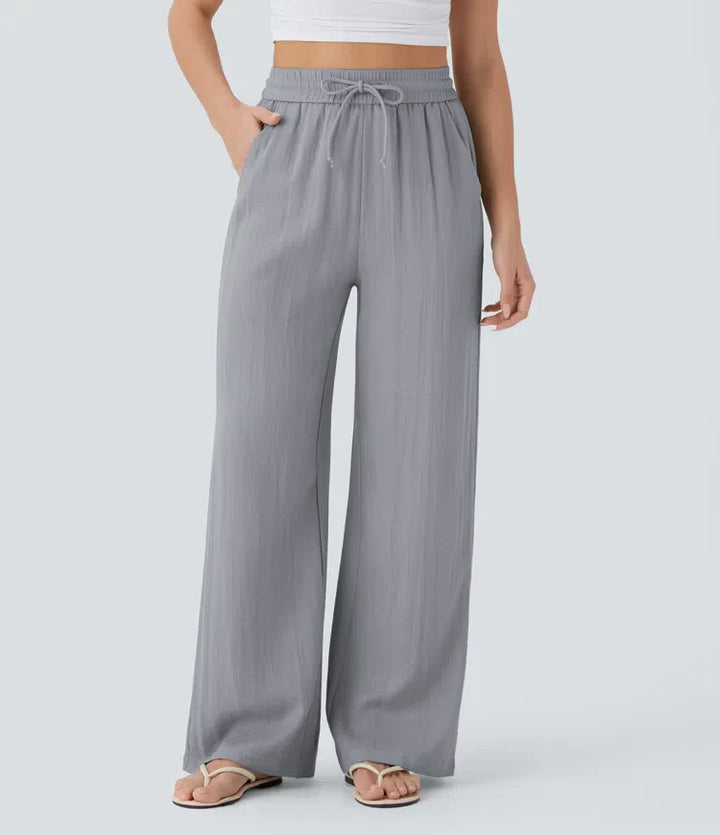 Lisa | Pantalon en Lin Confortable et Aéré avec Jambes Élégantes | 1+1 Gratuit