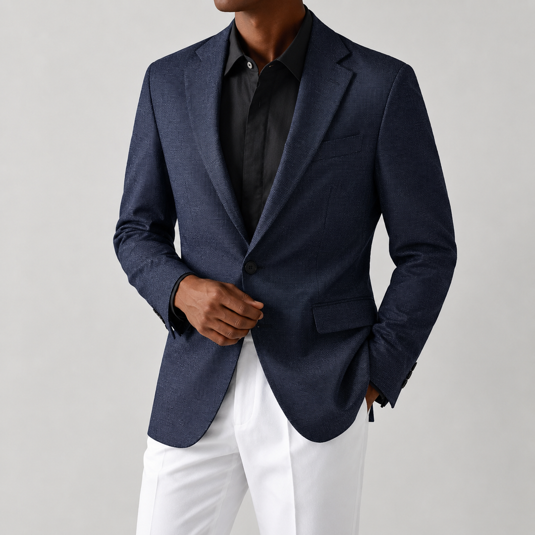 Blazer Homme Coupe Structurée Élégant – Vincent