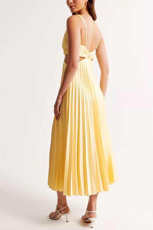 Elsa | Élégante Robe Maxi Plissée