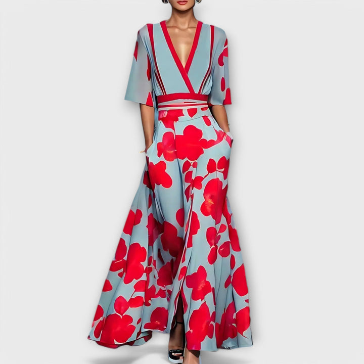 Vittoria™ | Élégante Robe Fourreau Fleurie