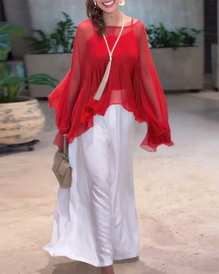 Élégante Blouse Unie