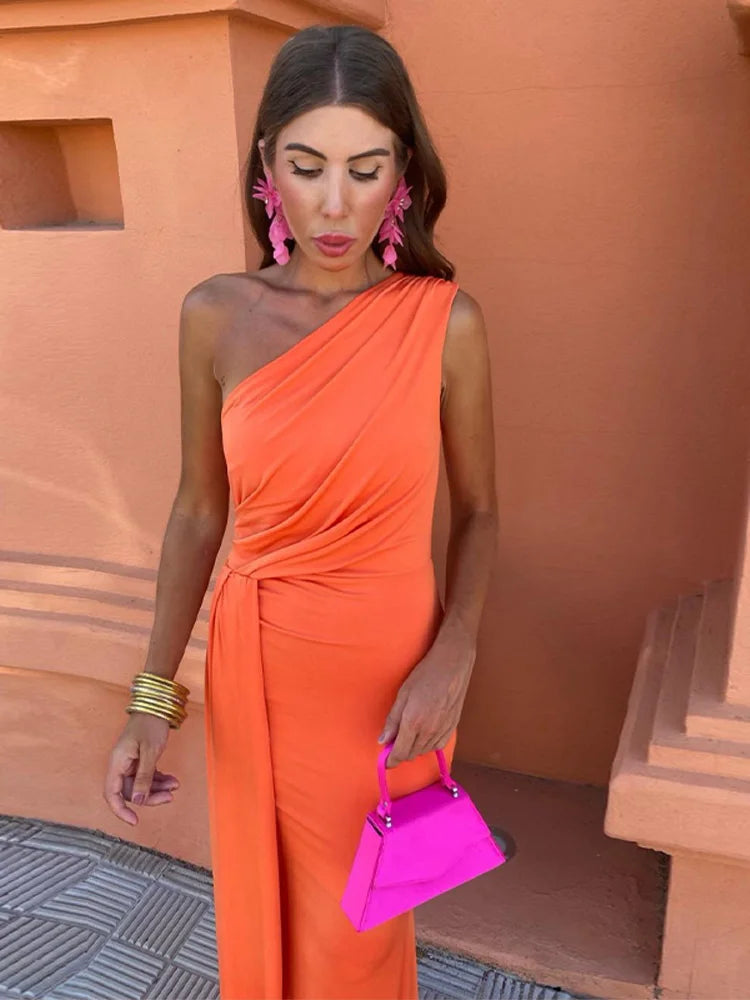 Lia™ | Asymmetrische Maxi Jurk