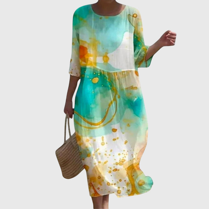 Hayley™ | Robe Maxi Fleurie Élégante