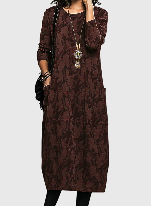 Victoria | Robe Décontractée Col Ronde